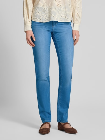 ANGELS Slim Fit Jeans im 5-Pocket-Design Modell 'CICI' Hellblau 4
