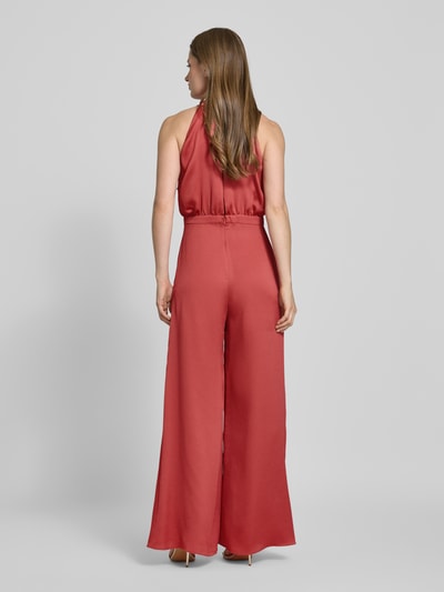 Swing Jumpsuit mit Stehkragen Altrosa 5