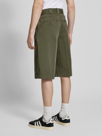 Dickies Loose fit korte broek met bandplooien, model 'UNIONVILLE' Olijfgroen - 5