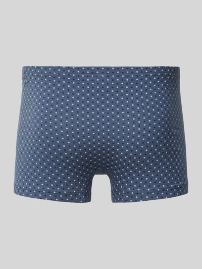 Mey Trunks mit Label-Detail Modell 'Shorty' Blau 3