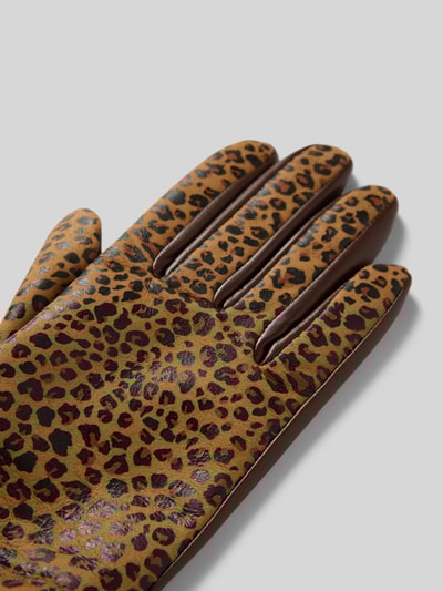 Roeckl Regular fit handschoenen van echt leder, model 'Serengeti' Cognac - 3