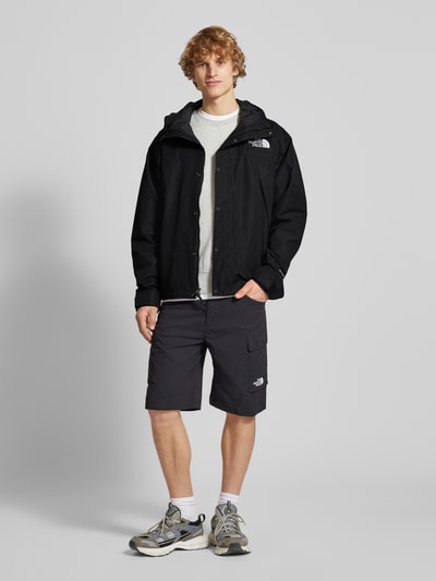 The North Face Windbreaker mit Label-Stitching BLACK 1