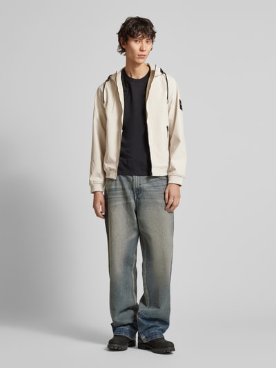 Jack & Jones Softshell-Jacke mit Reißverschlusstaschen Modell 'BASIC' Offwhite 1