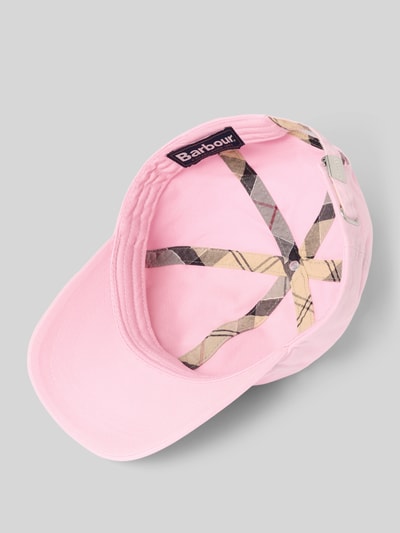 Barbour Basecap aus reiner Baumwolle Modell 'CASCADE' Pink 2