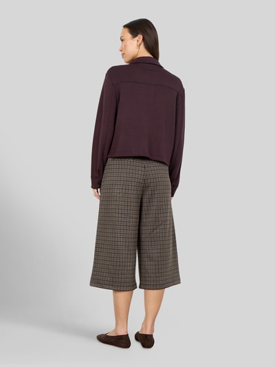 Soyaconcept Regular Fit Cardigan aus Modal-Mix mit klassischem Kragen Schoko 4
