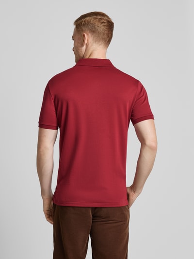 Polo Ralph Lauren Regular Fit Poloshirt mit Label-Stitching Bordeaux 5