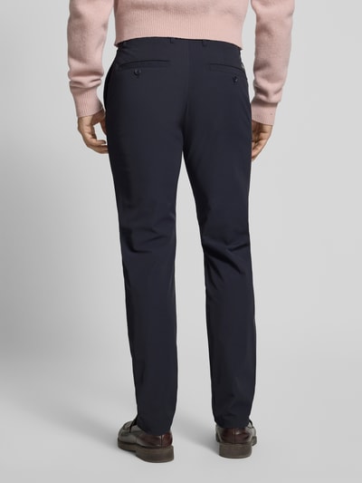 ARMANI EXCHANGE Slim Fit Anzughose mit Gesäßtaschen Modell 'Pantaloni' Marine 5