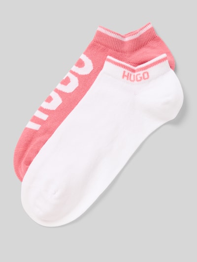 HUGO Sneakersocken im 2er-Pack mit Logo-Details Hellrosa 1