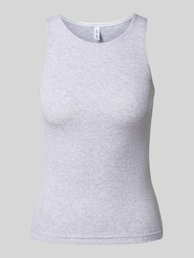 Samsøe Samsøe Tanktop mit Rundhalsausschnitt Modell 'SAJUNE' Hellgrau Melange 2