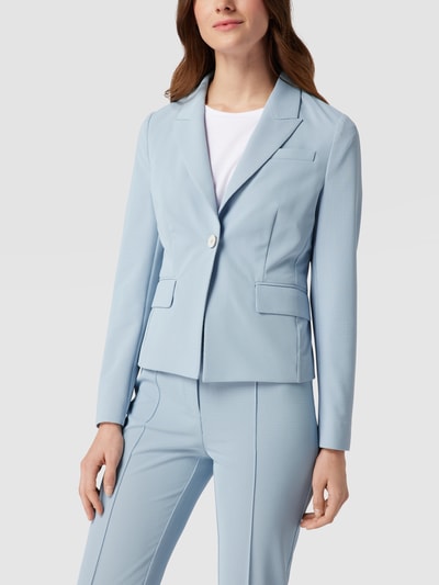 BOSS Blazer met labelapplicatie, model 'Jasola' Lichtblauw - 4