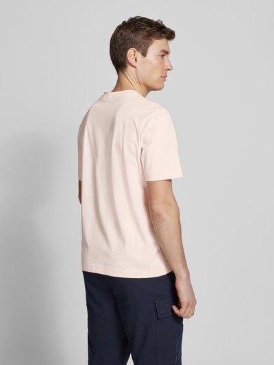BOSS Orange T-shirt met labelprint, model 'TCHUP' Roze - 5