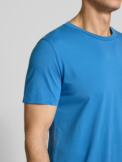 Armedangels Regular fit T-shirt van puur katoen, model 'JAAMES' Koningsblauw - 3