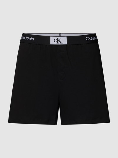 Calvin Klein Underwear Szorty z detalami z logo Czarny 2