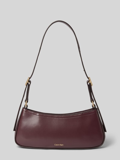 CK Calvin Klein Handtasche mit Label-Detail Bordeaux 4