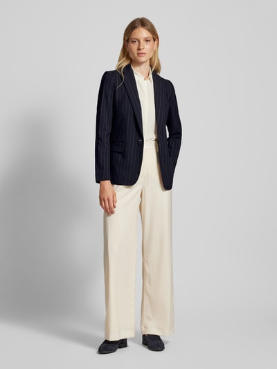 Lauren Ralph Lauren Blazer met reverskraag, model 'BONARO' Marineblauw - 1