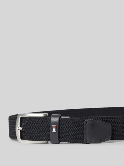 Tommy Hilfiger Gürtel mit Strukturmuster Modell 'DENTON ELASTIC' Black 2