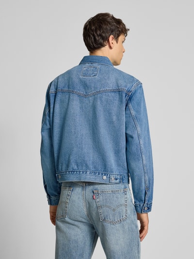 Levi's® Jeansjacke mit Kentkragen Modell 'THATS A MYTH TRUCKER' Jeansblau 5