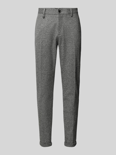 Antony Morato Super skinny fit stoffen broek met riemlussen Middengrijs - 2