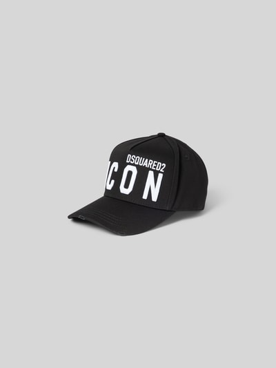 Dsquared2 Basecap mit Label-Stitching Black 1