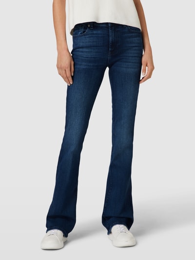 7 For All Mankind Bootcut Jeans mit Label-Details Modell 'Soho' Dunkelblau 4