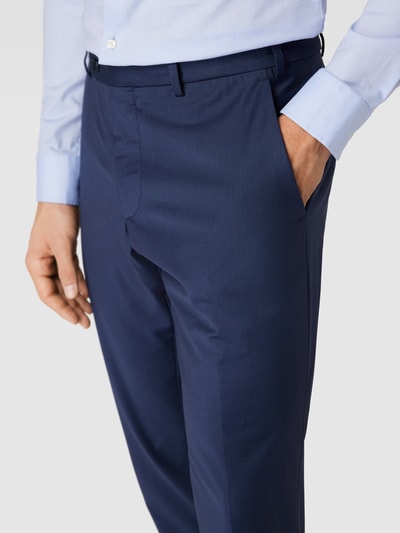 DIGEL Stoffen broek met persplooien, model 'Franco' Marineblauw - 3