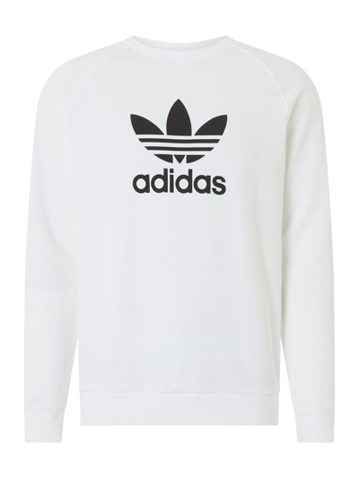 Adidas originals white jumper hotsell