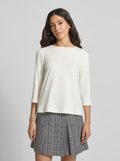 Weekend Max Mara Longsleeve mit 3/4-Ärmel Modell 'MULTIA' Weiss 4