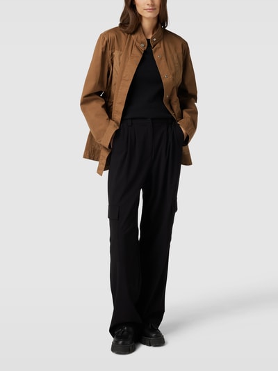 BOSS Orange Kurtka koszulowa z pikowanym obszyciem model ‘C_Jivera’ Khaki 1