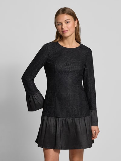 Adrianna Papell Slim Fit Minikleid mit Allover-Spitzenbesatz Black 4
