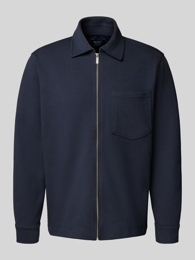 MCNEAL Regular fit overhemdjack met borstzak Marineblauw - 2