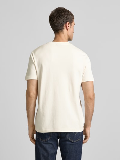 JOOP! Collection T-Shirt mit Rundhalsausschnitt und Stitching Offwhite 5