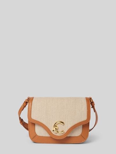 Coccinelle Crossbody Bag mit Label-Detail Cognac 2