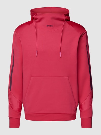 BOSS Green Hoodie mit Känguru-Tasche Modell 'Soodon' Pink 2