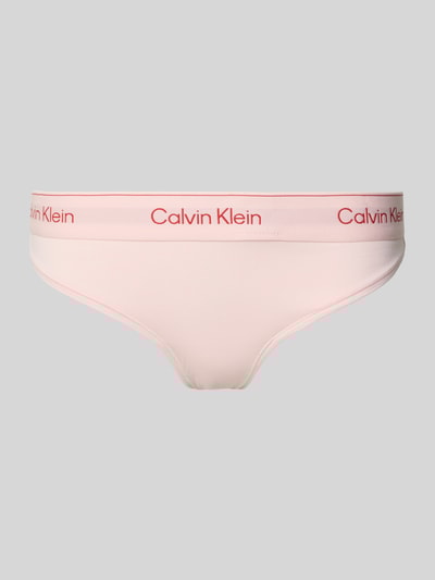 Calvin Klein Underwear String mit elastischem Bund und Label-Details Hellrosa 1