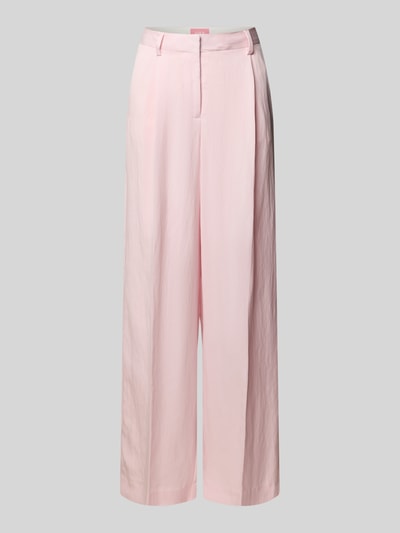 Produktfoto, Hose aus Lyocell-Mix Modell 'EMMA' von JJXX in zartem Rosa, Wide-Leg-Pants mit Falten, Gesäß-Paspeltasche, Viskose-Anteil