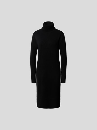 Joseph Kaschmirkleid mit Rollkragen Schwarz 2