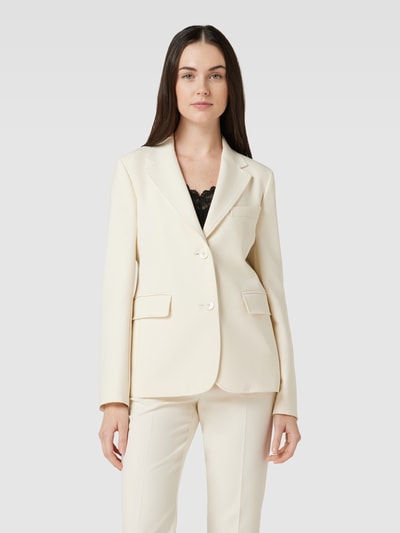 Weekend Max Mara Blazer met reverskraag en paspelzak achter Offwhite - 4