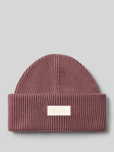 DRYKORN Beanie mit Label-Patch Hellrot 1