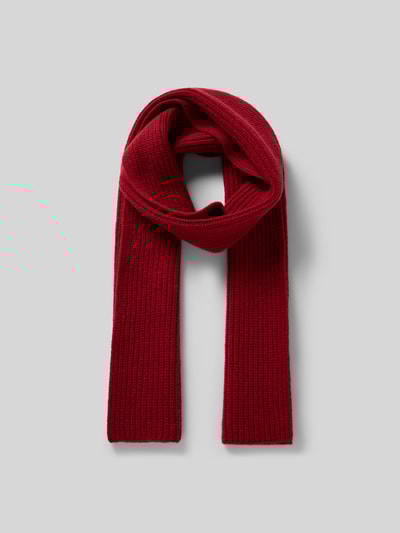 Closed Schal mit gerippten Abschlüssen Oliv 1