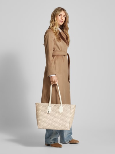 BOSS Torba shopper z minitorebką model ‘Liriel’ Beżowy 1