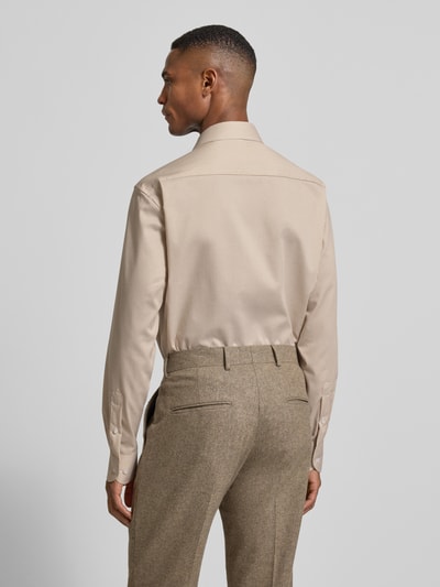 ETERNA Comfort Fit Business-Hemd aus Baumwolle mit Kentkragen Sand 5