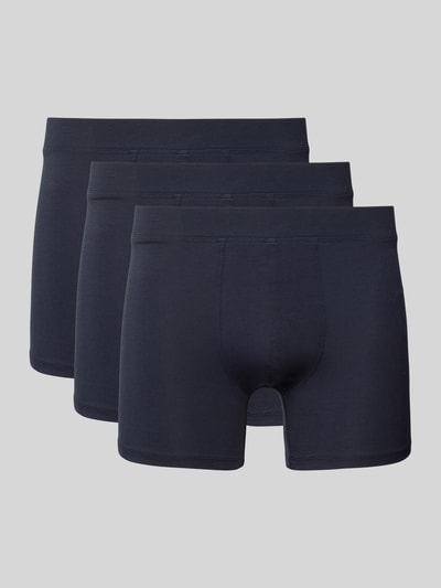 Christian Berg Men Trunks mit elastischem Bund im 3er-Pack Marine 1