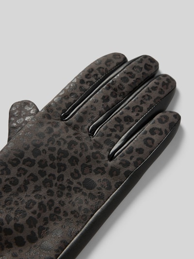 Roeckl Regular fit handschoenen van echt leder, model 'Serengeti' Middengrijs - 3