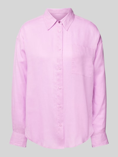 BOSS Orange Blouse met opgestikte borstzak, model 'Bostik' Roze - 2