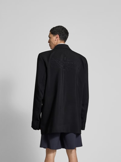 VETEMENTS Relaxed Fit Sakko aus Woll-Mix Black 5