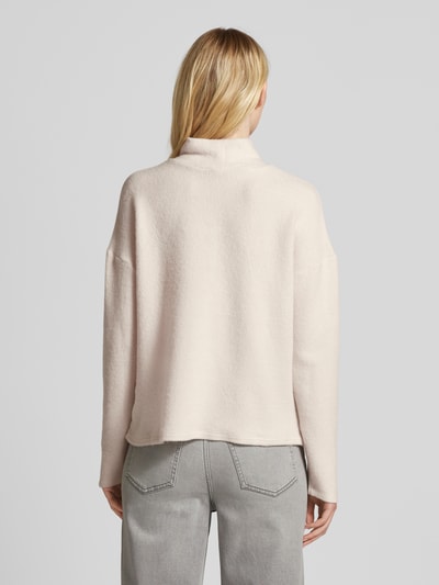 Vero Moda Loose Fit Pullover mit Stehkragen Modell 'EBBA' Beige 5