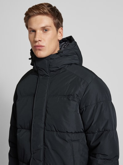 Jack & Jones Steppjacke mit Kapuze Modell 'BRADLEY' Black 3