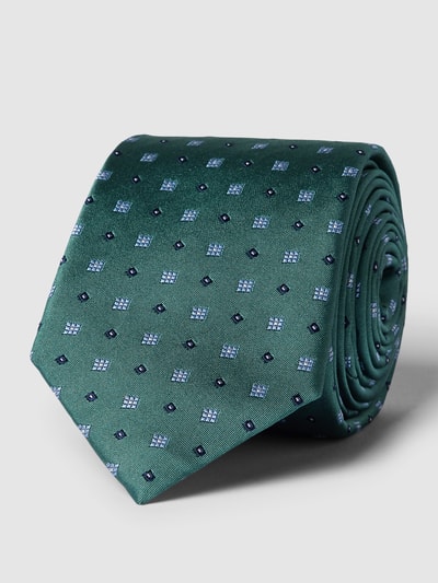 Willen Krawatte aus reiner Seide Gruen 1