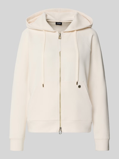 JOOP! Sweatjacke mit Label-Detail und Zweiwege-Reißverschluss Offwhite 2