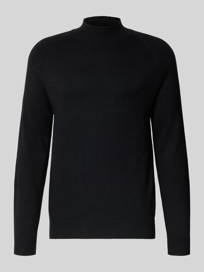 Strellson Regular fit gebreide pullover van katoenmix, model 'TITO' Zwart - 2